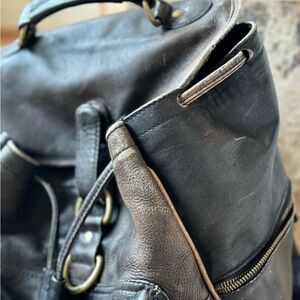 Vintage Frye Leather Backpack